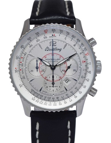 Breitling Navitimer Montbrillant Chronograph Steel Mens 38mm W...
