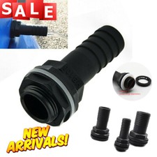 Water Butt Tank 1in Overflow Connector with Washers & Nut Fits 1in Overflow Pipe