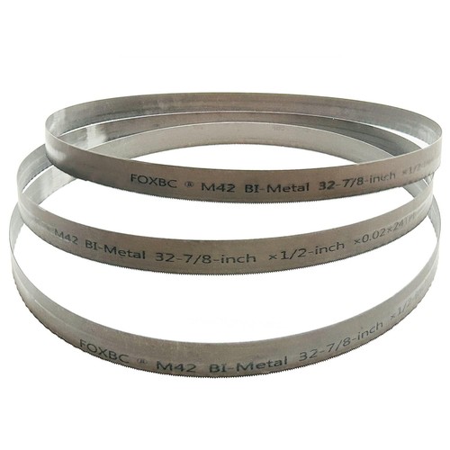 FOXBC 32-7/8 Inch Bandsaw Blades 24 TPI for DeWalt Portable Band Saw, 3-Pack - Picture 3 of 7