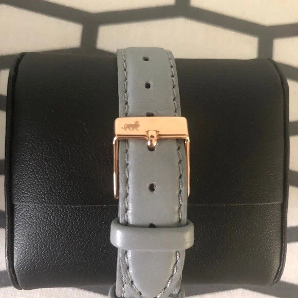 Larsson Jennings watch Made in Switzerland gray rose gold plate W000003 - Image 4 of 4