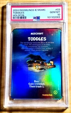 2024 Doomlings Imaginary Ends TODDLES #03 Holofoil PSA 10 Gem Mint