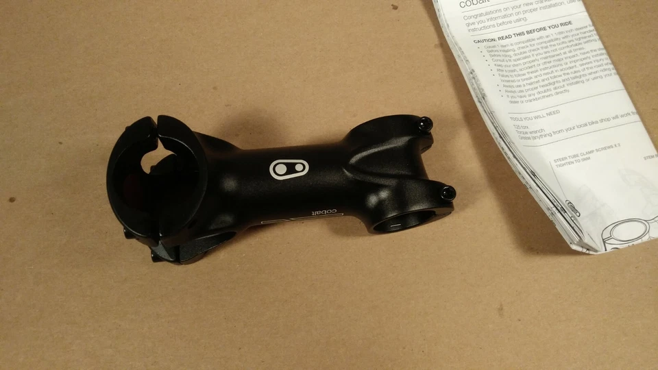 Vástago de bicicleta de montaña Crankbrothers Cobalt 1 100 mm x 31,8 para dirección de 1 1/8" rojo Foto 3 de 4