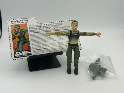 Vintage GI Joe 1997 Stars and Stripes Zap 100% Complete w/ Filecard