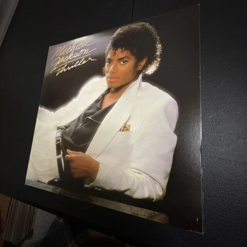 Michael Jackson Thriller Vintage Vinyl  LP Record Epic QE 38112 Gatefold