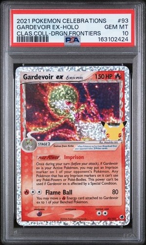 2021 POKEMON CELEBRATIONS GARDEVOIR EX #93 - HOLO PSA 10