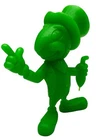 Vtg 1971 Louis Marx Disney Jiminy Cricket Molded Plastic Green Figurine Toy