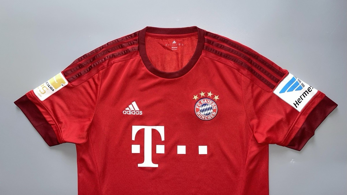 BAYERN MUNICH ADIDAS 2015/2016 FOOTBALL HOME JERSEY #10 ROBBEN