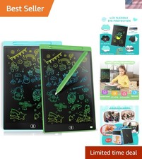 Dual 8.5-Inch LCD Erasable Drawing Tablets for Kids - Perfect for Road Trips