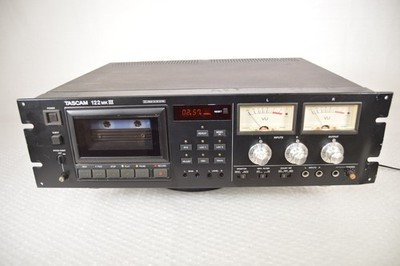 TASCAM 122MKIII カセットデッキ Tascam 122 MKIII MK3 Professional 3-Head Cassette Deck Working