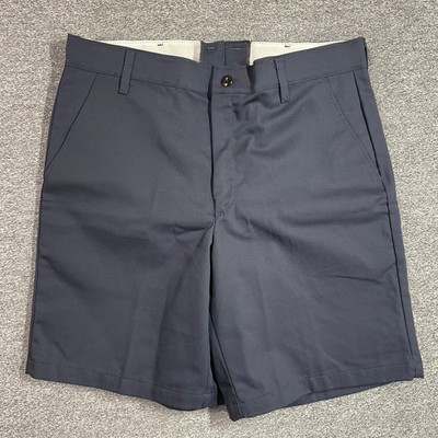 Red Kap Shorts Size 36 Mens Navy Blue Work Flat Front Industrial Cargo NWT
