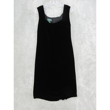 Ralph Lauren Dress Womens Size 10 Silk Blend Velvet Cocktail Party Evening Event