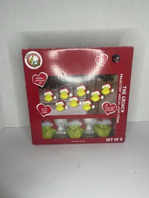 The Grinch Projection Christmas Musical String Lights (8) - 8.2' Long-New In Box