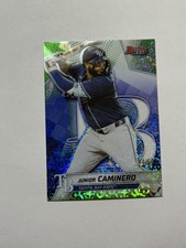 Junior Caminero 2025 Bowman's Best Green Refractor 44/99 TB Rays
