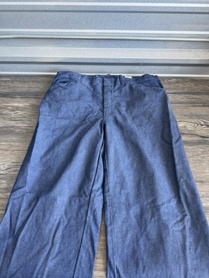 Vtg Westex Men 38x34 Proban Flame Resistant Steel Grip Snap Button Jeans USA