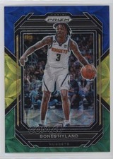 2022-23 Panini Prizm Choice Blue Yellow & Green Prizm Bones Hyland #27 1hc0