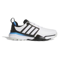 Zapatos de golf Adidas AdiPower 26 SL JP8394 blancos negros azul rayo lúcido para hombre sin clavos