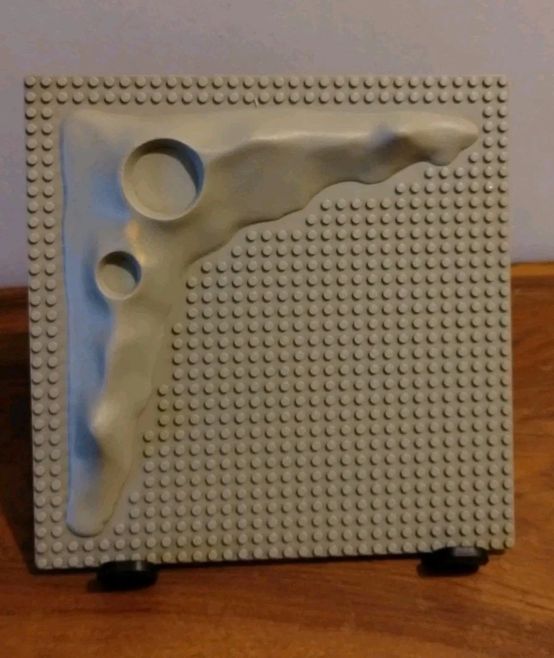 Lego Spazio 2 basi di gioco con crateri lunari anni 80 - Immagine 3 di 4