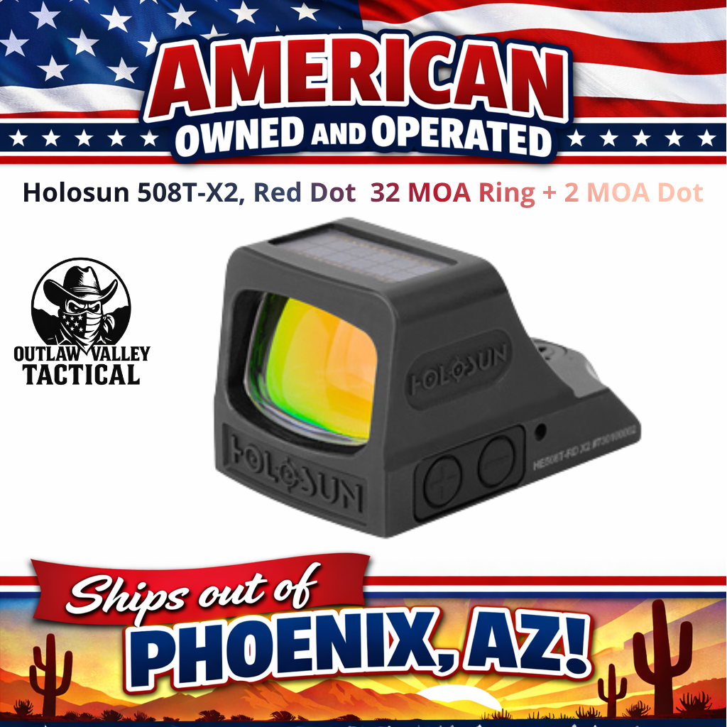 HOLOSUN HE508T-RD X2 Red Dot Sight for sale online | eBay