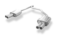 FOX Sportauspuff re li je 2x70mm eingerollt gerade Skoda Octavia Typ 1Z ab 04