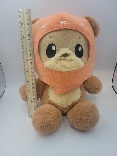 THE EWOK STAR WARS Plush Stuffed Animal Orange Hood Mattel Cute Kawaii - Picture 7 of 7