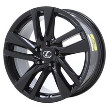 18" Lexus IS300 Wheel Rim Factory OEM 74153 2021-2025 Gloss Black