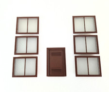 Door and Windows Diorama Accessories Miniature Model Making Supplies 1:43 Scale