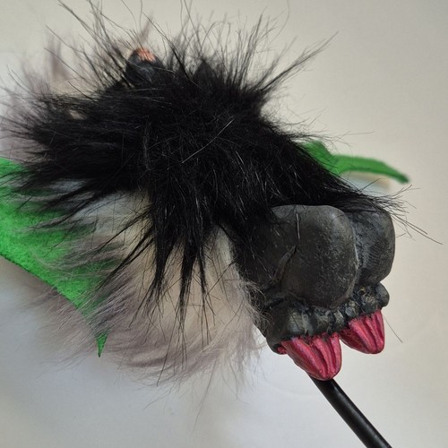 Vintage Fledermaus Schulter Puppe Handarbeit OOAK - Bild 4 von 7