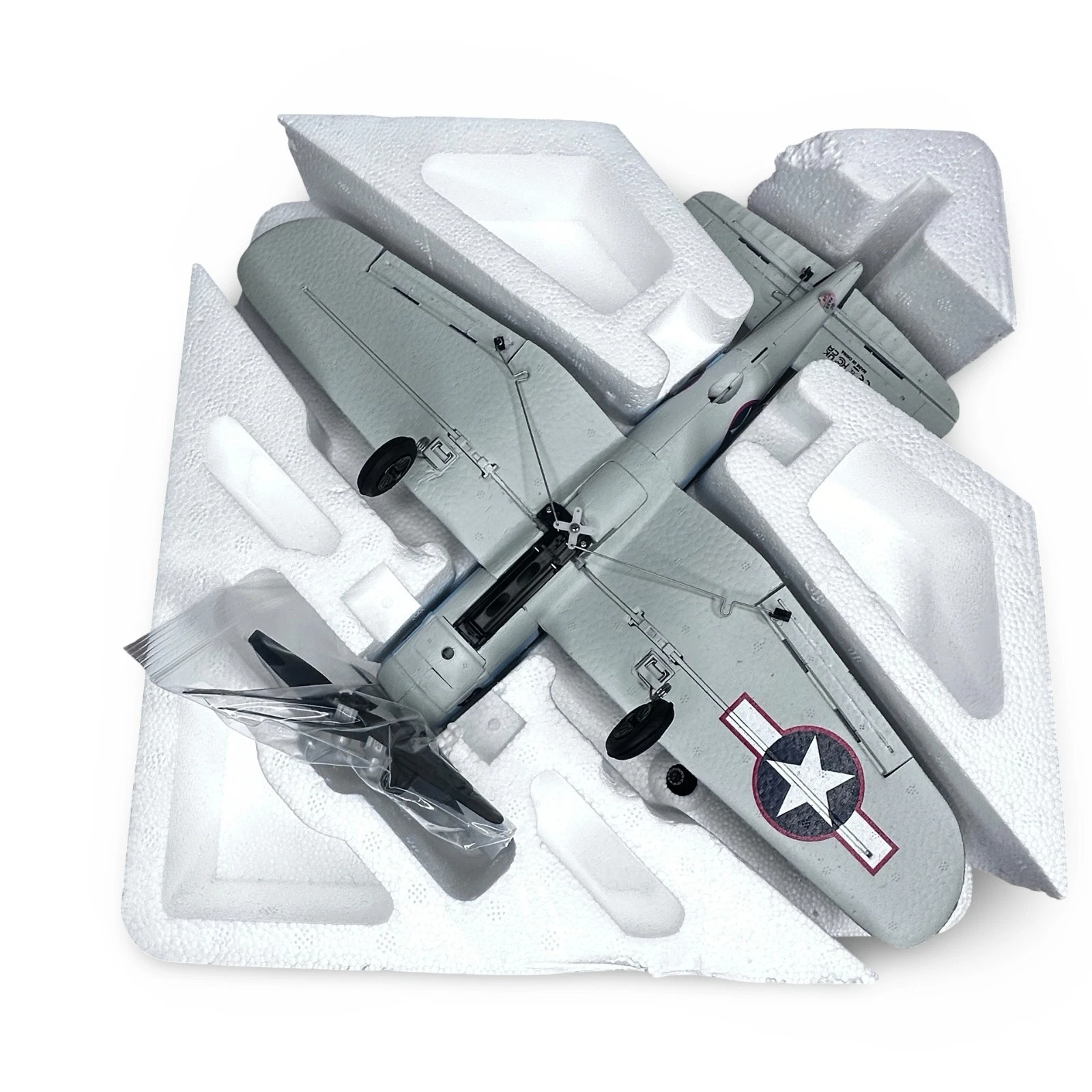 Leambe RC P51D Mustang remote and accessories view