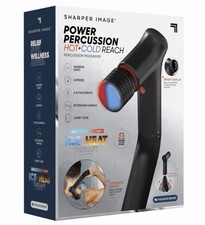 Sharper Image Power Percussion Hot  Cold Massage Gun  Open Box