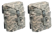 2 Pack USGI Army ISSUED MOLLE II ACU LIGHTWEIGHT SUSTAINMENT POUCH