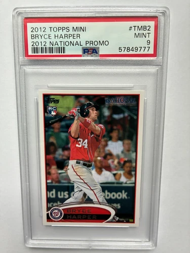 2012 Topps Mini National Promo #TMB2 BRYCE HARPER RC PSA 9