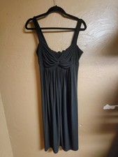 Cute Little Midi Black Dress By Metro7 Size M