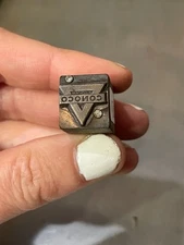 Conoco Logo Vintage Letterpress Printer's Block
