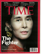 TIME Magazine January 2011 Aung San Suu Kyi The Fighter No Label