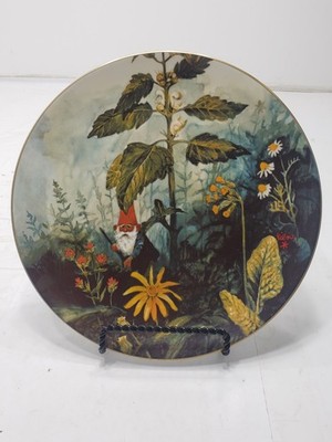 Gnome De Bloom By Rien Poortvliet Plate Two Summer Gnomes Four Seasons No. 5248
