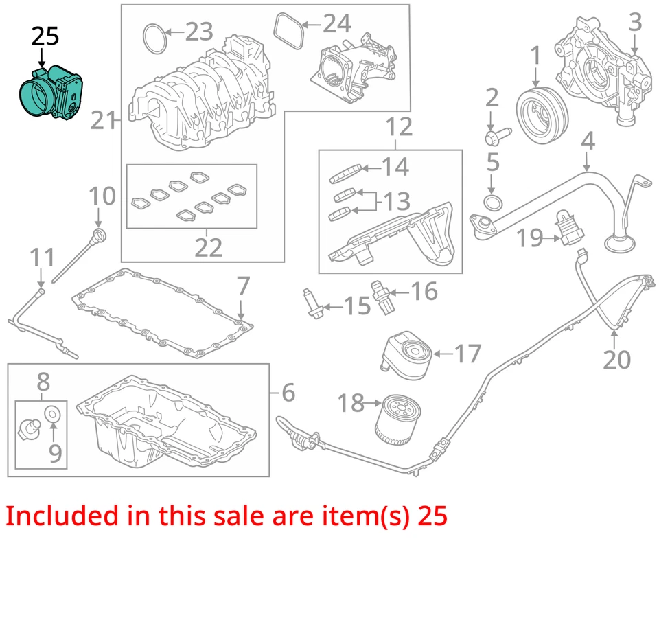 Throttle Body Throttle Valve Assembly Fits 15-19 FORD F250SD PICKUP 2699204 - Image 3 of 4