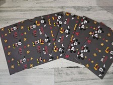 6 piece mickey and minnie Scrapbook Paper 4x6 photo mats  2460