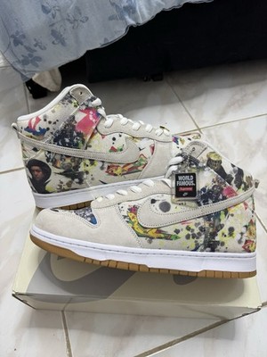 Size 12 - Supreme x Nike Dunk SB High Rammellzee