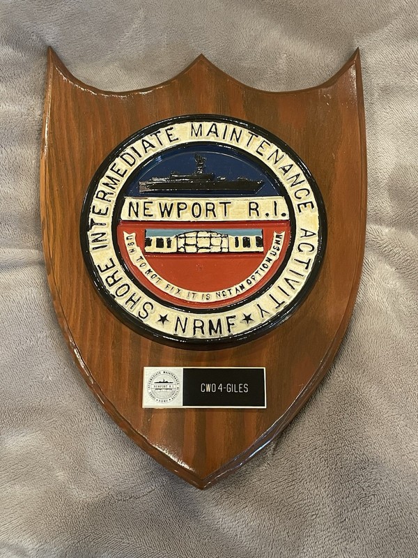 Vintage U.S. Navy Shore Intermediate Maintenance Activity NRMF