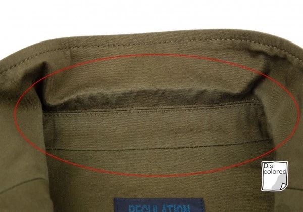 REGULACIÓN Chaqueta Militar de Algodón Yohji Yamamoto Talla 3 (K-100432) Foto 4 de 4