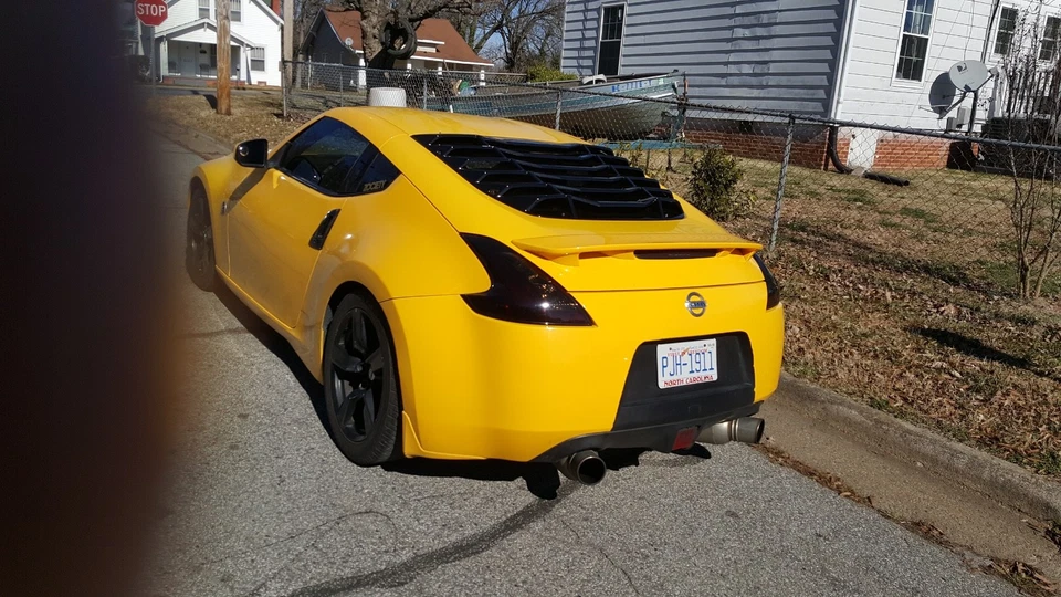 4 USED OEM ENKEI 370z wheels 18 STAGGERED! - Image 2 of 4