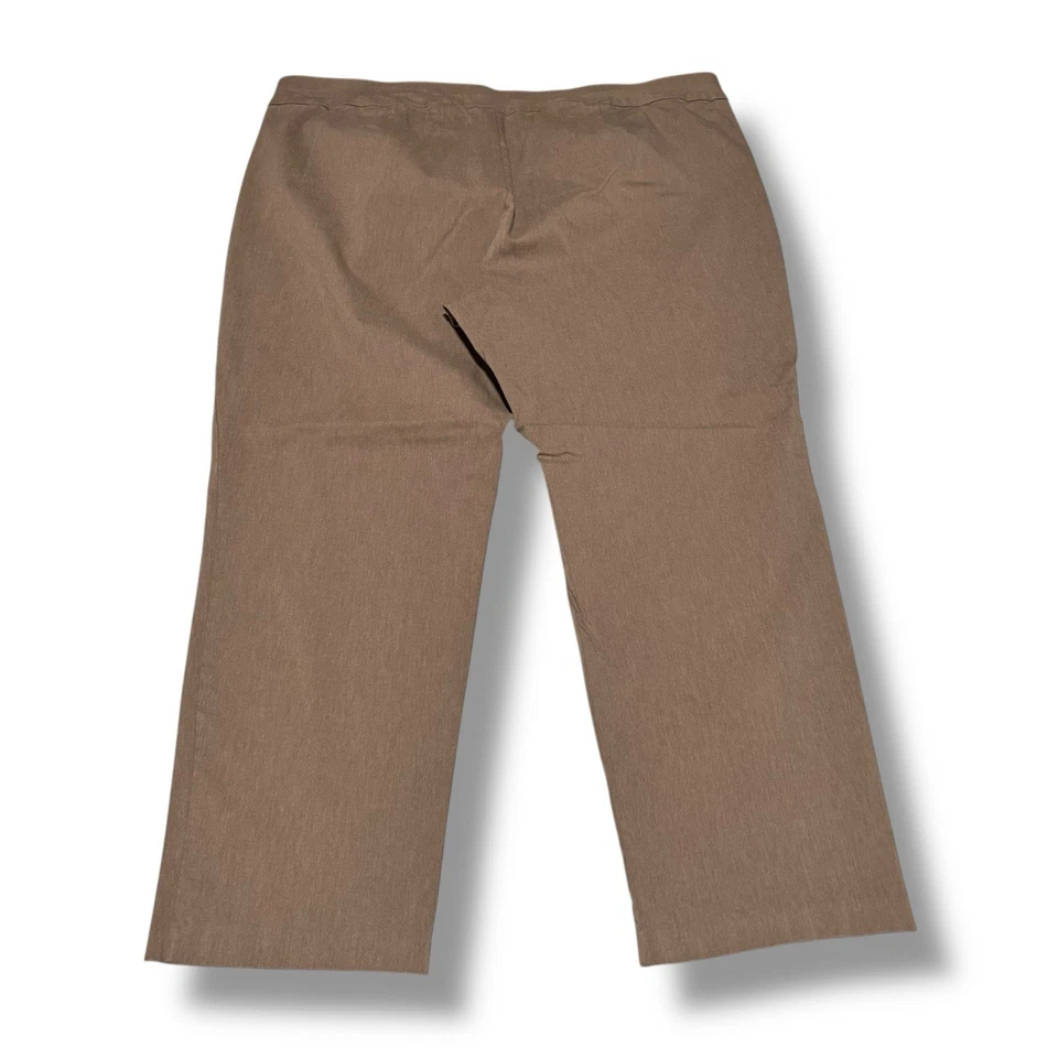 Pantalón para mujer TALBOTS Plus pierna recta marrón talla 24W - 42x27,5 Foto 2 de 4