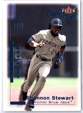 2001 Fleer Triple Crown Home Runs Blue #d 05/21 Shannon Stewart 