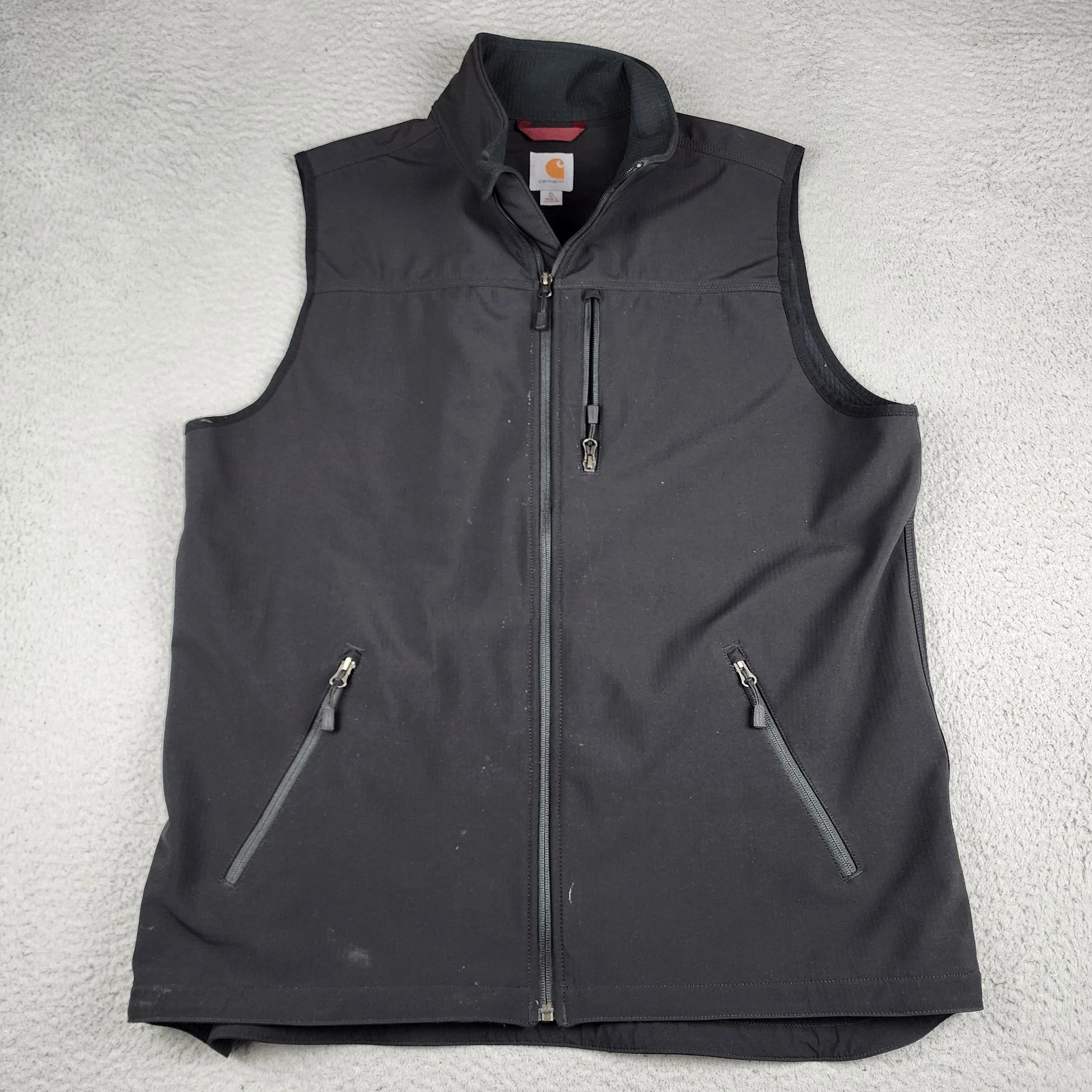 Carhartt Vest Mens XLT Black Full Zip Work Wear Hiking Camping Outdoors
Opens in a new window or tab