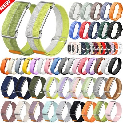 Adjustable Sports Silicone Nylon Loop Band For Google Fitbit Air Fitness Tracker