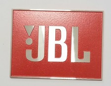 One unit Aluminium Logo Badge for JBL Professional 72 x 54mm
