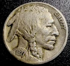 1927-S BUFFALO NICKEL. NICE VF EARLY SCARCE DATE CIRCULATED COIN!