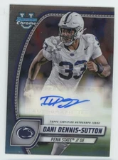 2024 Bowman University Chrome Prospect Autographs Dani Dennis-Sutton Auto Penn
