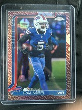 2025 Topps Chrome Joshua Palmer Pigskin Parallel Buffalo Bills #31 SSP 🔥