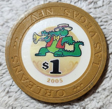 1x 1.00 1 The Orleans, Las Vegas, NV, Casino Poker Chip